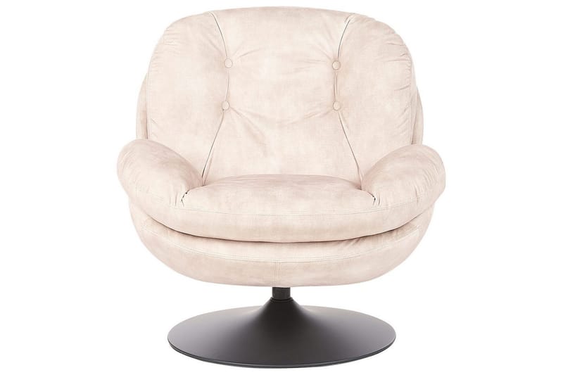 Svängbar fåtölj Nolvik - Beige, svart - Möbler - Fåtölj & stolar - Fåtölj - Fåtölj utan armstöd