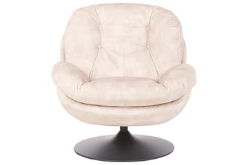 Svängbar fåtölj Nolvik - Beige, svart - Möbler - Fåtölj & stolar - Fåtölj - Fåtölj utan armstöd