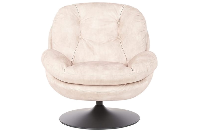 Svängbar fåtölj Nolvik - Beige, svart - Möbler - Fåtölj & stolar - Fåtölj - Fåtölj utan armstöd