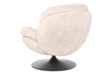 Svängbar fåtölj Nolvik - Beige, svart - Möbler - Fåtölj & stolar - Fåtölj - Fåtölj utan armstöd
