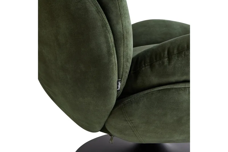 Svängbar fåtölj Nolvik - Grön, Svart - Möbler - Fåtölj & stolar - Fåtölj - Fåtölj utan armstöd