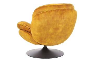 Svängbar fåtölj Nolvik - Gul, Svart - Möbler - Fåtölj & stolar - Fåtölj - Fåtölj utan armstöd