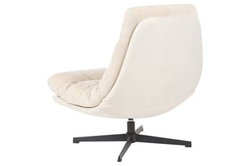 Svängbar fåtölj Tovik - Beige, svart - Möbler - Fåtölj & stolar - Fåtölj - Fåtölj utan armstöd