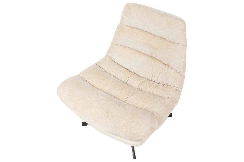 Svängbar fåtölj Tovik - Beige, svart - Möbler - Fåtölj & stolar - Fåtölj - Fåtölj utan armstöd