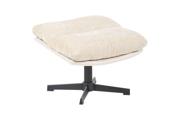 Svängbar fåtölj Tovik - Beige, svart - Möbler - Fåtölj & stolar - Fåtölj - Fåtölj utan armstöd