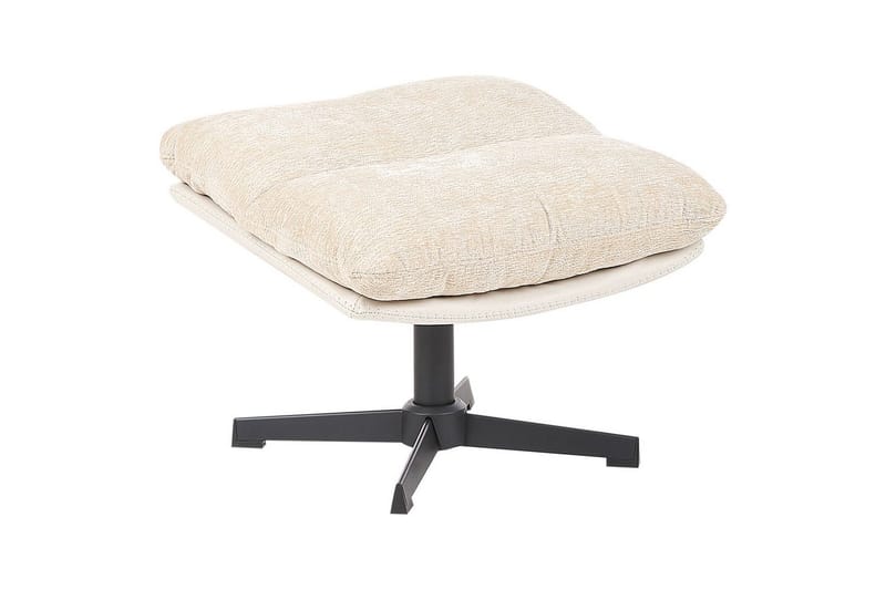 Svängbar fåtölj Tovik - Beige, svart - Möbler - Fåtölj & stolar - Fåtölj - Fåtölj utan armstöd