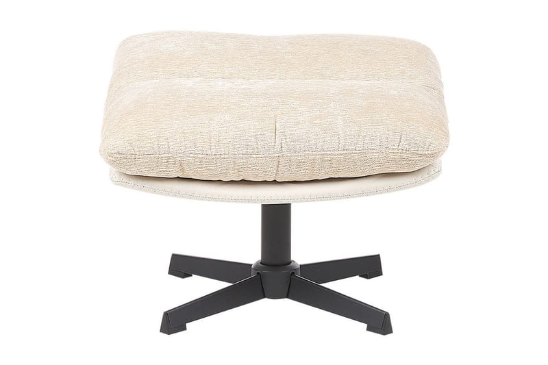 Svängbar fåtölj Tovik - Beige, svart - Möbler - Fåtölj & stolar - Fåtölj - Fåtölj utan armstöd