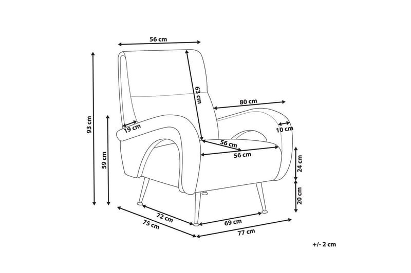 Fåtölj Svalov - Grå - Möbler - Fåtölj & stolar - Fåtölj