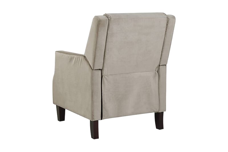 Fåtölj Tanager - Sammet/Beige/Grå - Fåtölj