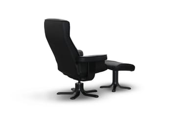 Tateo Fåtölj Läder - Svart - Möbler - Fåtölj & stolar - Fåtölj - Biofåtölj & reclinerfåtölj