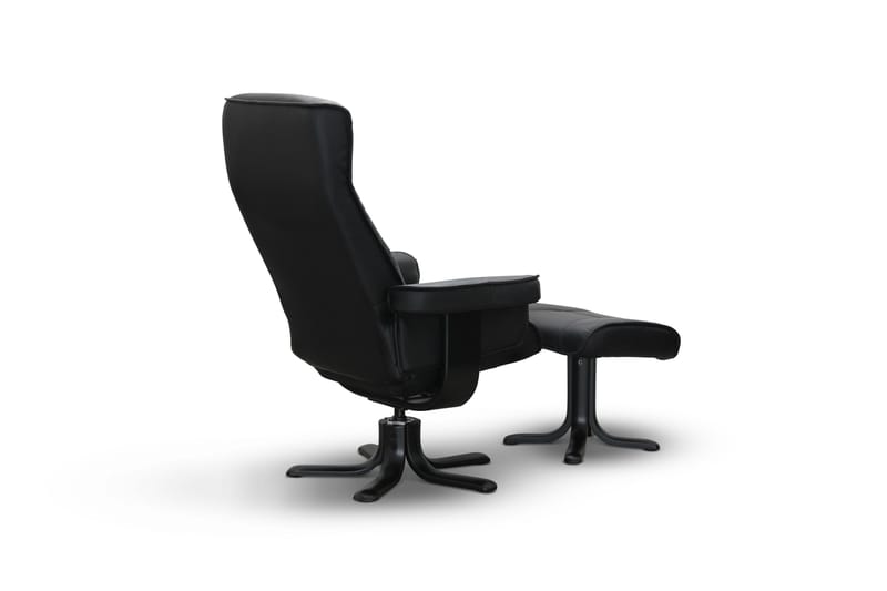 Tateo Fåtölj Läder - Svart - Möbler - Fåtölj & stolar - Fåtölj - Biofåtölj & reclinerfåtölj