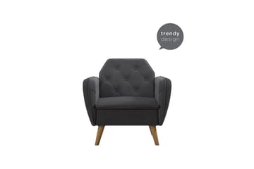 Teresa Fåtölj Grå/Sammet - Novogratz - Möbler - Fåtölj & stolar - Fåtölj - Sammetsfåtölj