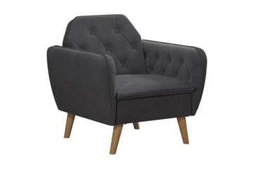 Teresa Fåtölj Grå/Sammet - Novogratz - Möbler - Fåtölj & stolar - Fåtölj - Sammetsfåtölj