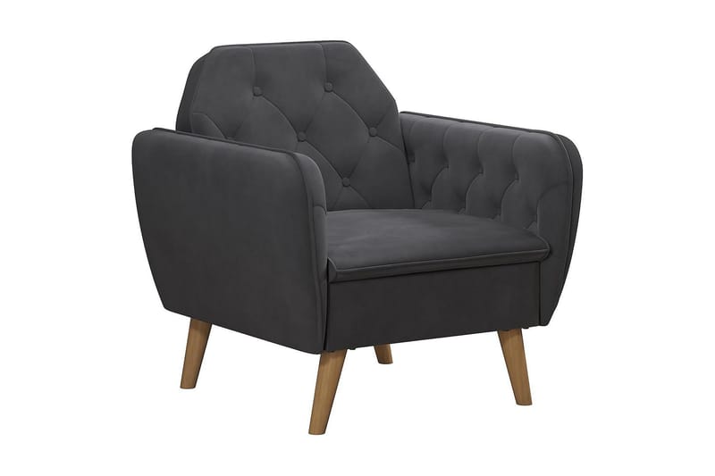 Teresa Fåtölj Grå/Sammet, Novogratz