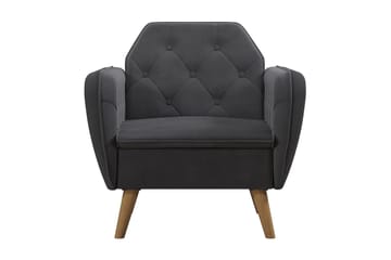 Teresa Fåtölj Grå/Sammet - Novogratz - Möbler - Fåtölj & stolar - Fåtölj - Sammetsfåtölj