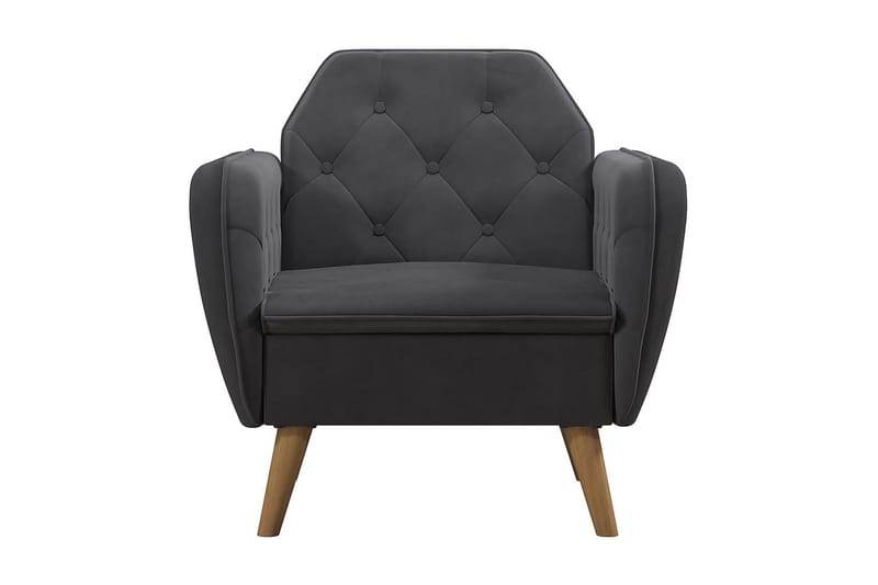 Teresa Fåtölj Grå/Sammet - Novogratz - Möbler - Fåtölj & stolar - Fåtölj - Sammetsfåtölj