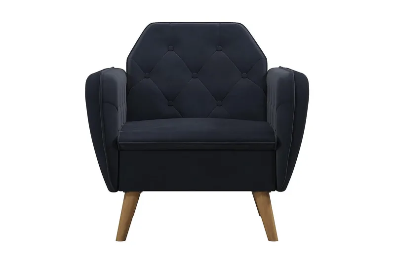 Teresa Fåtölj Sammet/Blå - Novogratz - Möbler - Fåtölj & stolar - Fåtölj - Sammetsfåtölj