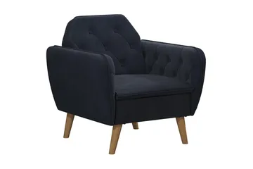 Teresa Fåtölj Sammet/Blå - Novogratz - Möbler - Fåtölj & stolar - Fåtölj