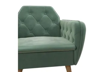 Teresa Fåtölj Sammet/Ljusgrön - Novogratz - Möbler - Fåtölj & stolar - Fåtölj - Sammetsfåtölj
