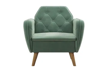 Teresa Fåtölj Sammet/Ljusgrön - Novogratz - Möbler - Fåtölj & stolar - Fåtölj - Sammetsfåtölj