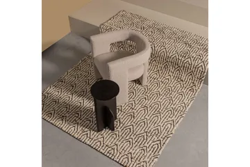 Tiwa U-formad Fåtölj i Boucle - Beige - Möbler - Fåtölj & stolar - Fåtölj