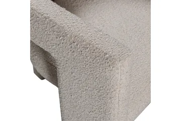 Tiwa U-formad Fåtölj i Boucle - Beige - Möbler - Fåtölj & stolar - Fåtölj