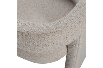 Tiwa U-formad Fåtölj i Boucle - Beige - Möbler - Fåtölj & stolar - Fåtölj