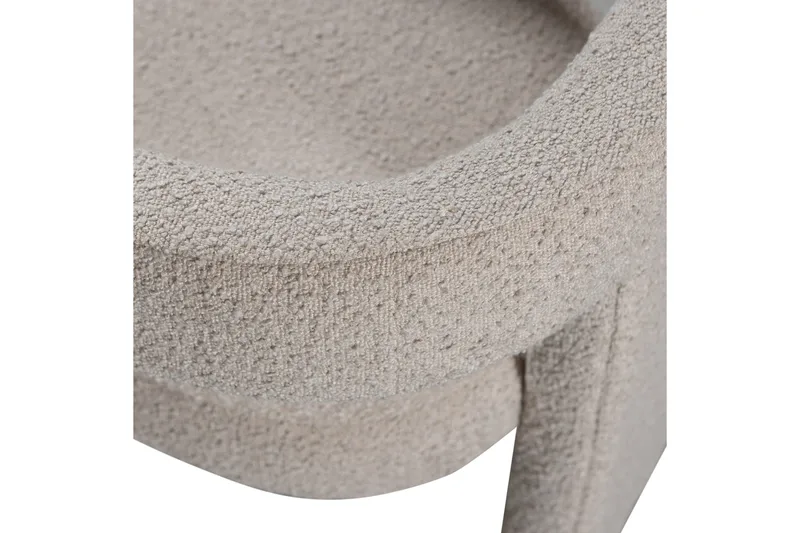 Tiwa U-formad Fåtölj i Boucle - Beige - Möbler - Fåtölj & stolar - Fåtölj