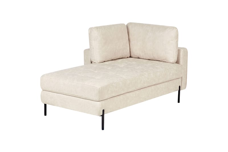 Toliman Schäslong 172 cm Höger - Beige/Svart - Möbler - Fåtölj & stolar - Fåtölj - Liggfåtölj