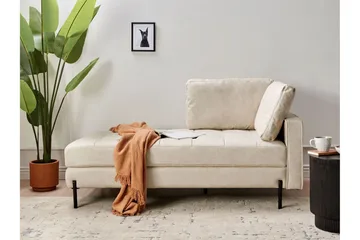 Toliman Schäslong 172 cm Höger - Beige/Svart - Möbler - Fåtölj & stolar - Fåtölj - Liggfåtölj