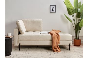 Toliman Schäslong 172 cm Vänster - Beige/Svart - Möbler - Fåtölj & stolar - Fåtölj - Liggfåtölj