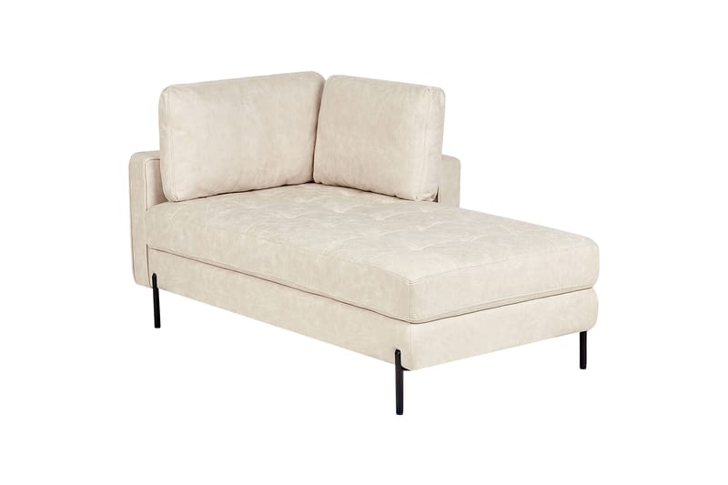 Toliman Schäslong 172 cm Vänster - Beige/Svart - Möbler - Fåtölj & stolar - Fåtölj - Liggfåtölj
