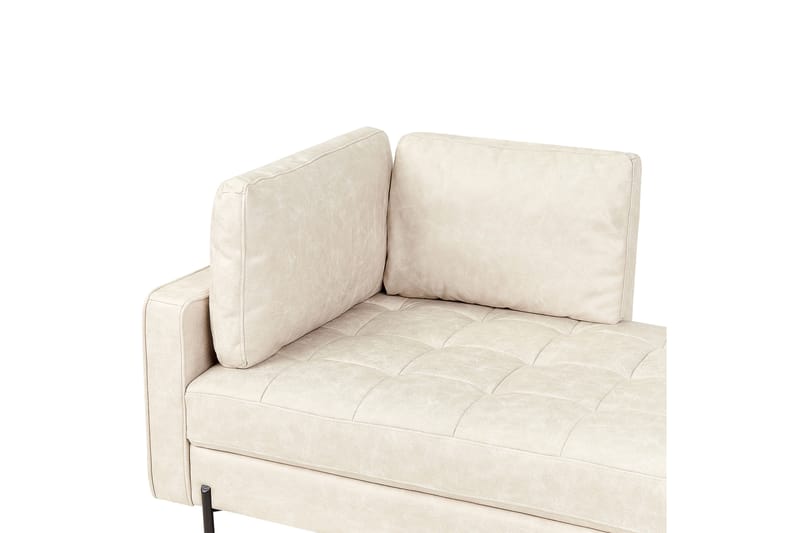 Toliman Schäslong 172 cm Vänster - Beige/Svart - Möbler - Fåtölj & stolar - Fåtölj - Liggfåtölj