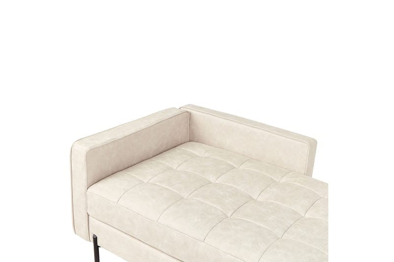 Toliman Schäslong 172 cm Vänster - Beige/Svart - Möbler - Fåtölj & stolar - Fåtölj - Liggfåtölj
