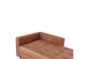 Toliman Schäslong 172 cm Vänster - Brun/Svart - Möbler - Fåtölj & stolar - Fåtölj - Liggfåtölj