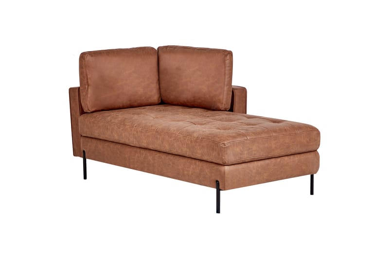 Toliman Schäslong 172 cm Vänster - Brun/Svart - Möbler - Fåtölj & stolar - Fåtölj - Liggfåtölj