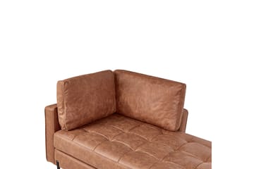 Toliman Schäslong 172 cm Vänster - Brun/Svart - Möbler - Fåtölj & stolar - Fåtölj - Liggfåtölj