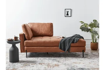 Toliman Schäslong 172 cm Vänster - Brun/Svart - Möbler - Fåtölj & stolar - Fåtölj - Liggfåtölj