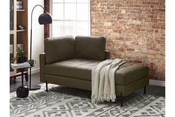 Toliman Schäslong 172 cm Vänster - Svart/Grön - Möbler - Fåtölj & stolar - Fåtölj - Liggfåtölj