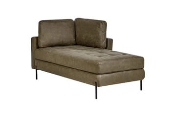 Toliman Schäslong 172 cm Vänster - Svart/Grön - Möbler - Fåtölj & stolar - Fåtölj - Liggfåtölj