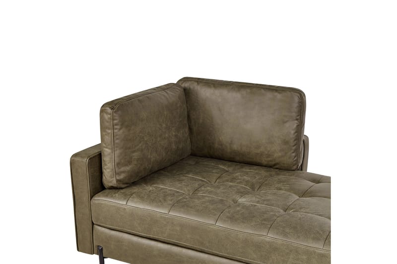 Toliman Schäslong 172 cm Vänster - Svart/Grön - Möbler - Fåtölj & stolar - Fåtölj - Liggfåtölj