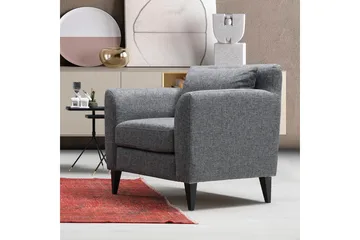 Tomski Fåtölj med Armstöd - Grå - Möbler - Fåtölj & stolar - Fåtölj