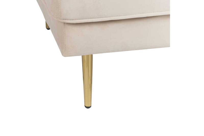 Topo Schäslong 171 cm Vänster - Beige/Guld - Möbler - Fåtölj & stolar - Fåtölj - Liggfåtölj