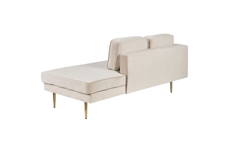 Topo Schäslong 171 cm Vänster - Beige/Guld - Möbler - Fåtölj & stolar - Fåtölj - Liggfåtölj