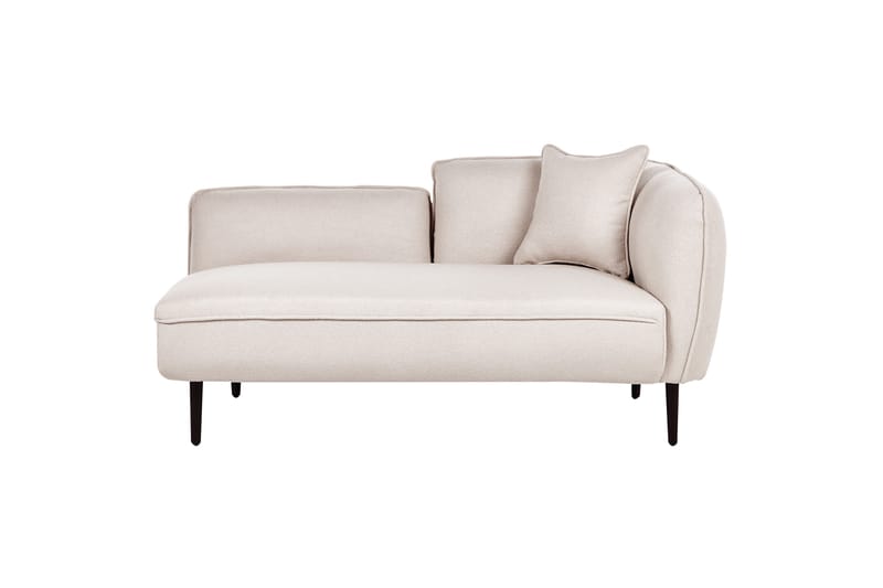 Toyoki Schäslong 138 cm Höger - Beige/Svart - Möbler - Fåtölj & stolar - Fåtölj - Liggfåtölj