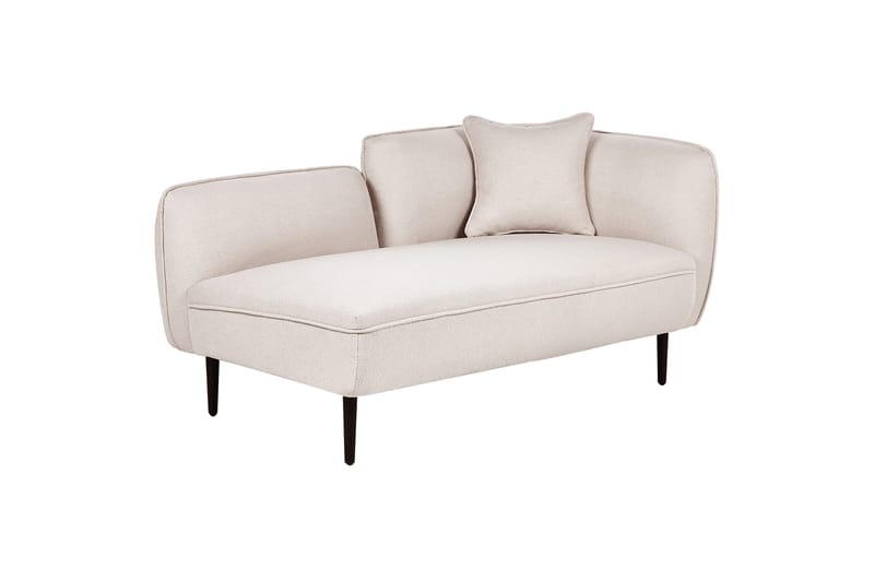 Toyoki Schäslong 138 cm Höger - Beige/Svart - Möbler - Fåtölj & stolar - Fåtölj - Liggfåtölj