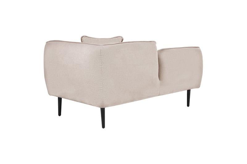 Toyoki Schäslong 138 cm Höger - Beige/Svart - Möbler - Fåtölj & stolar - Fåtölj - Liggfåtölj