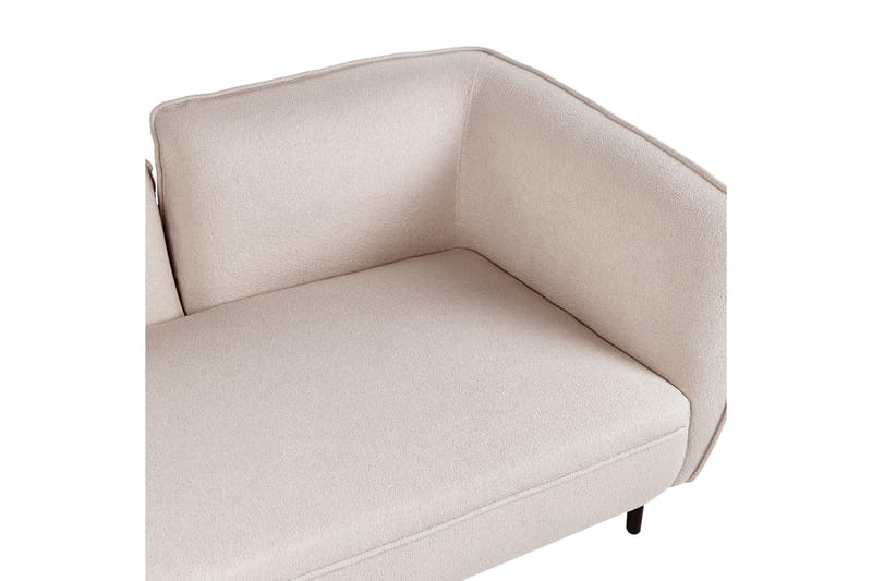 Toyoki Schäslong 138 cm Höger - Beige/Svart - Möbler - Fåtölj & stolar - Fåtölj - Liggfåtölj