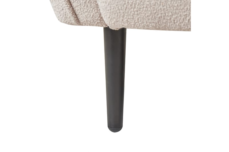 Toyoki Schäslong 138 cm Höger - Beige/Svart - Möbler - Fåtölj & stolar - Fåtölj - Liggfåtölj