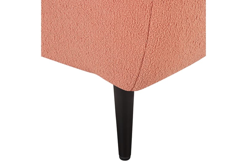 Toyoki Schäslong 138 cm Höger - Svart/Rosa - Möbler - Fåtölj & stolar - Fåtölj - Liggfåtölj